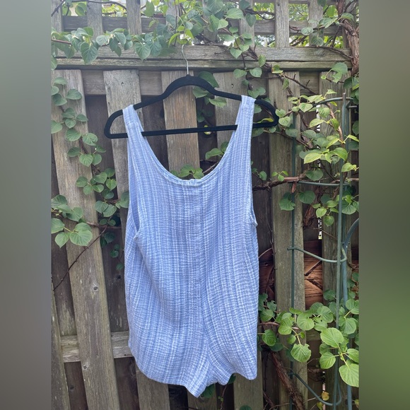 Blue Striped Romper - Picture 5 of 5